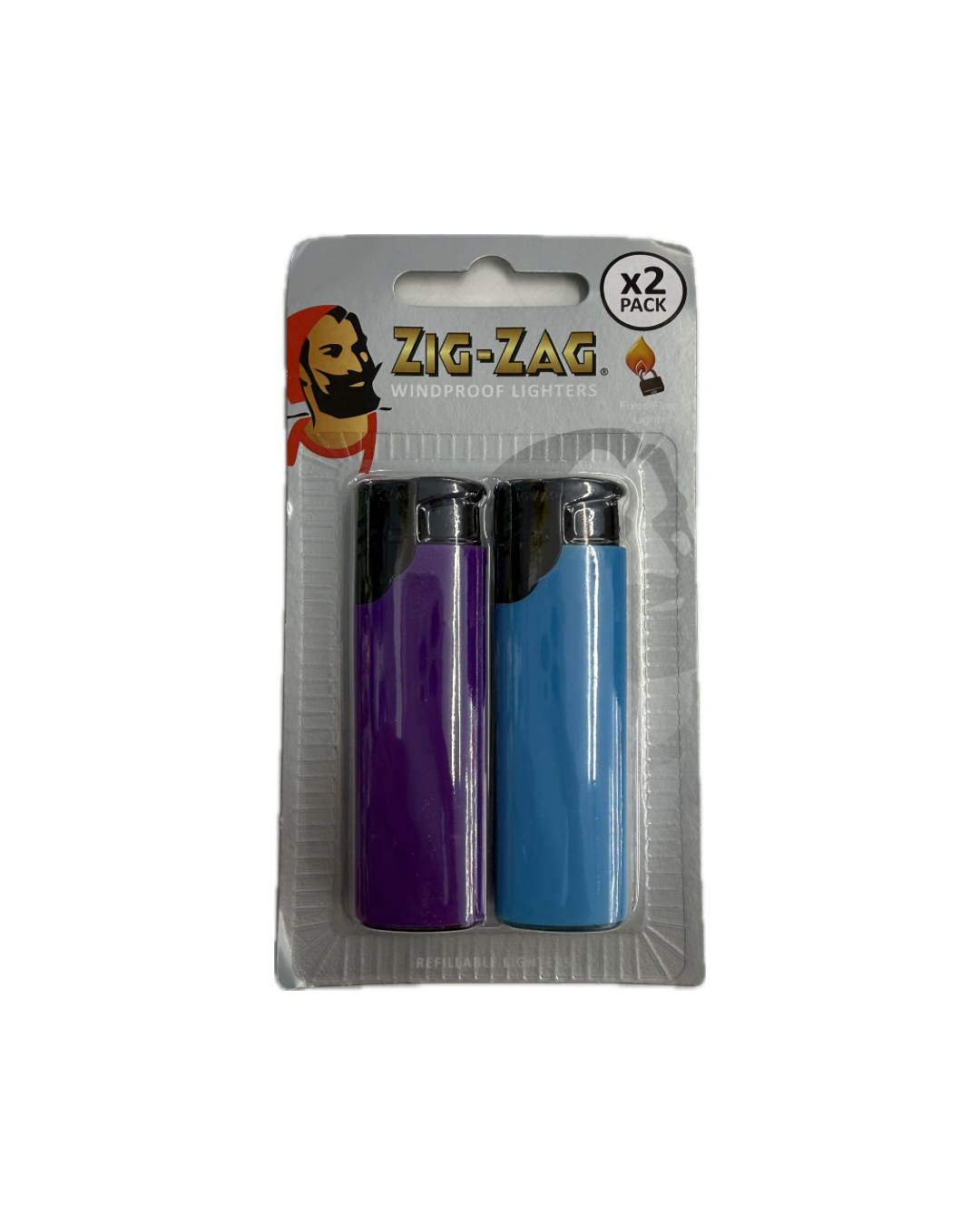 Zig Zag Windproof Lighter (2 Pack)