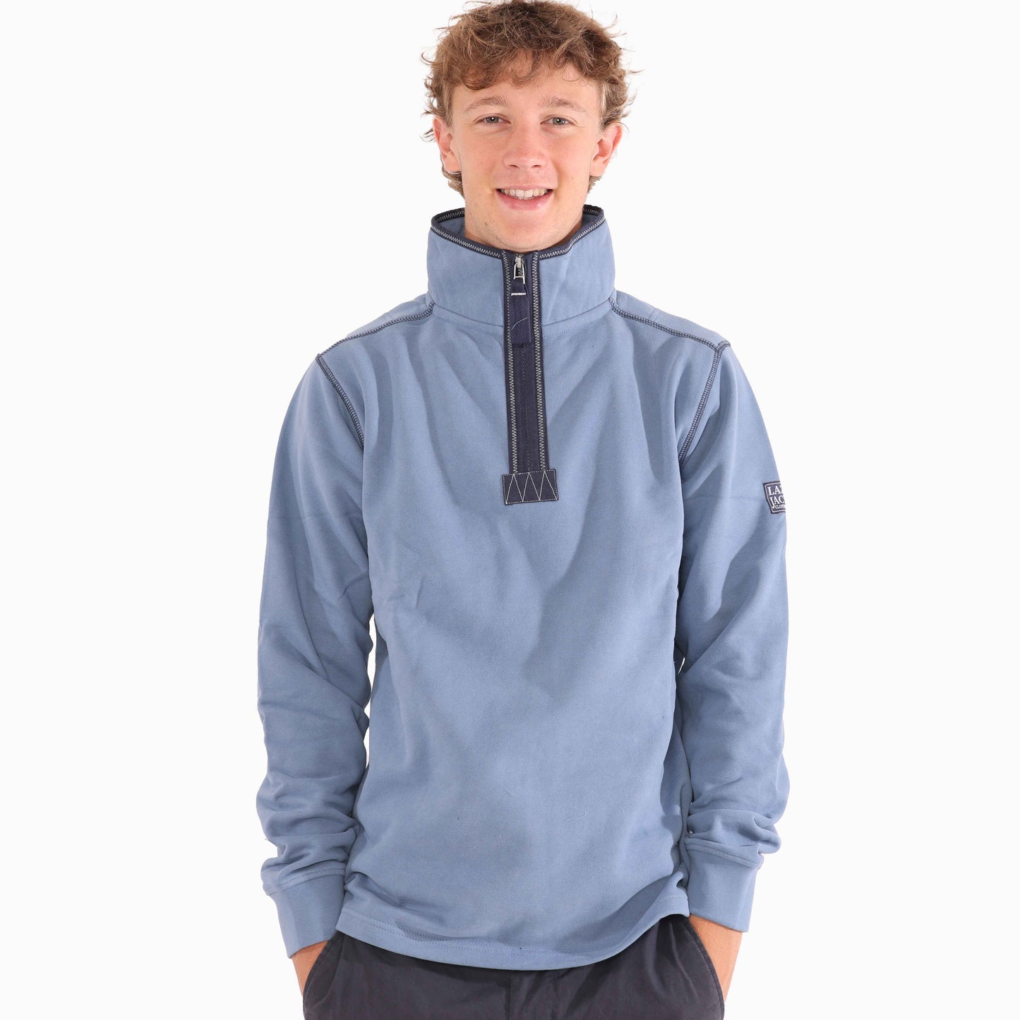 Lazy Jacks Super Soft 1/4 Zip Plain Sweatshirt LJ40