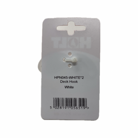 Holt White Deck Hook (2 Pack) HPN045