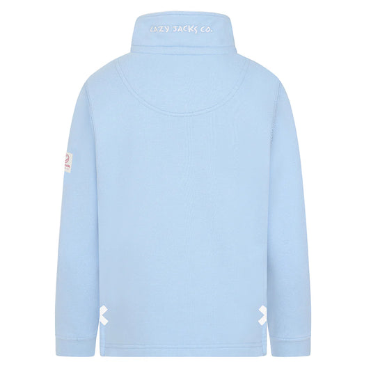 Lazy Jacks Kids Super Soft 1/4 Zip Plain Sweatshirt LJ3C