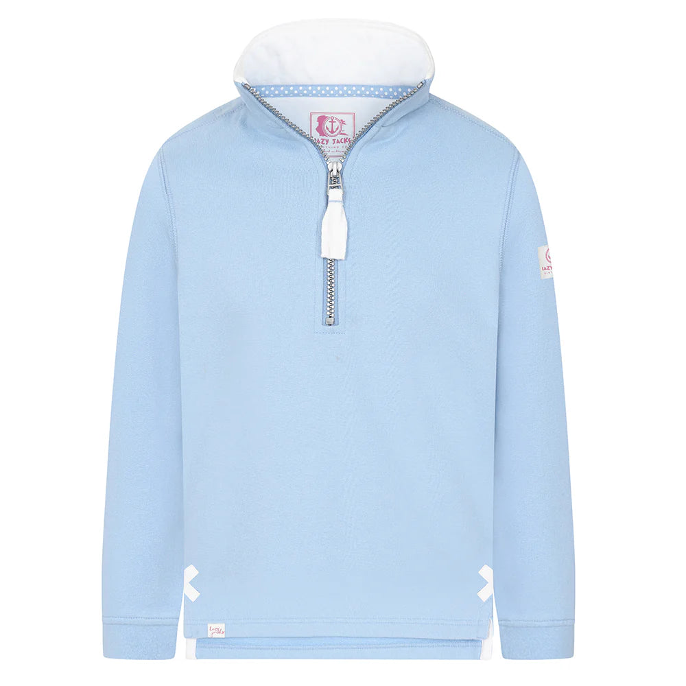 Lazy Jacks Kids Super Soft 1/4 Zip Plain Sweatshirt LJ3C