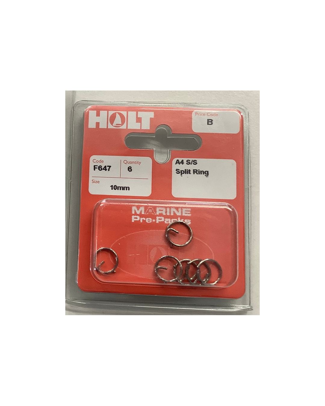 Holt Marine Pre Pack Split Rings