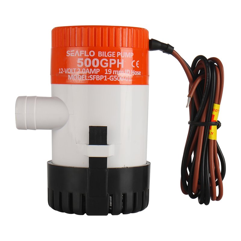 Seaflo Non-Automatic Bilge Pump 01 Series 12V 500GPH