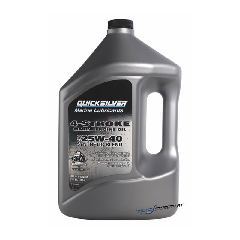 Quicksilver 4 Stroke Synthetic Marine Oil 25W40