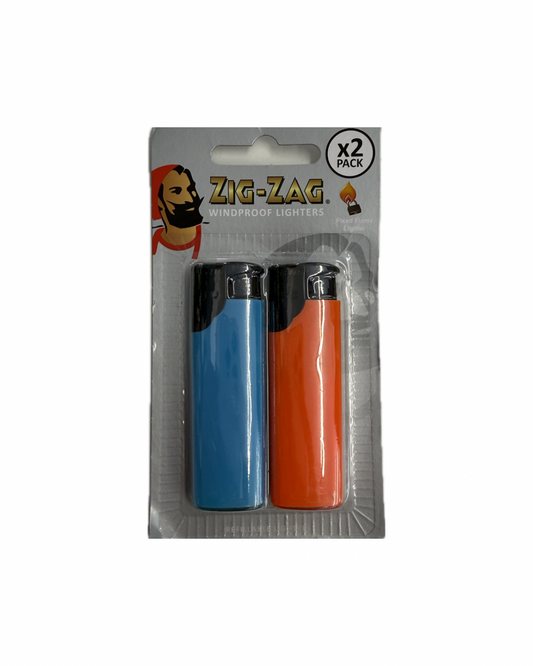 Zig Zag Windproof Lighter (2 Pack)