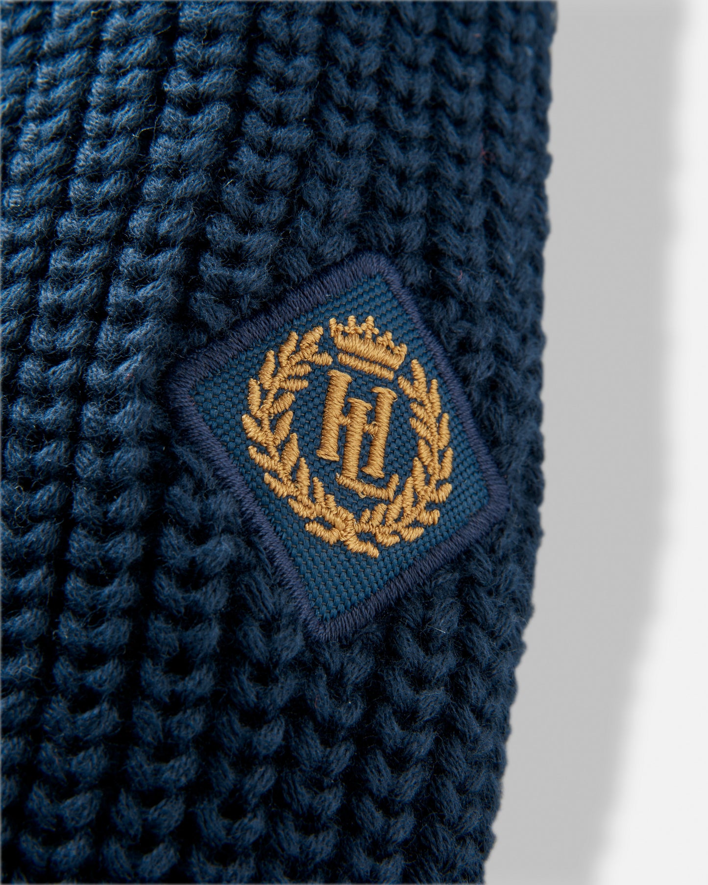 Henri Lloyd Men’s Golant Quarter Zip Ribbed Knit