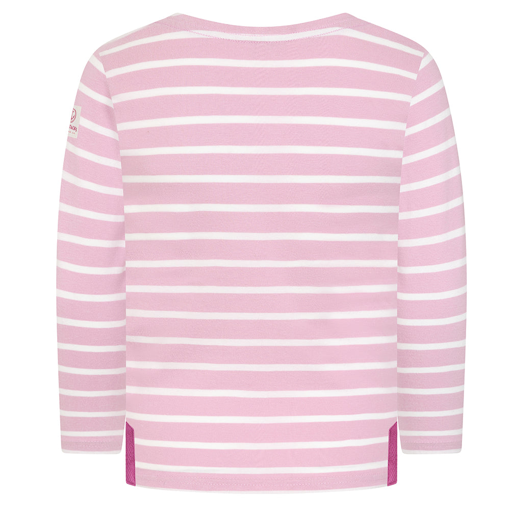 Lazy Jacks Girls Stripe Long Sleeve Breton Top LJ97C
