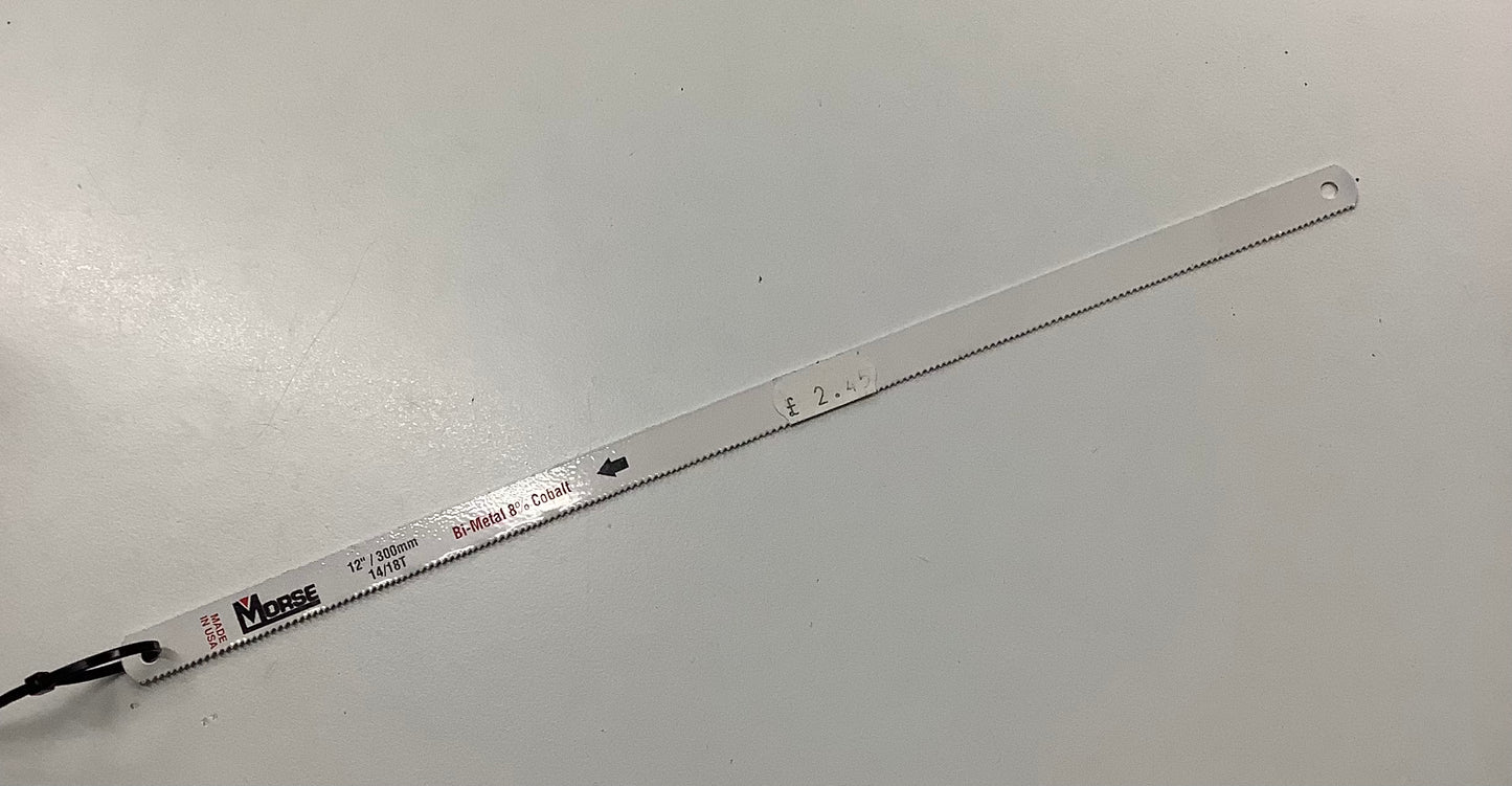 Morse 12” Hacksaw Blade