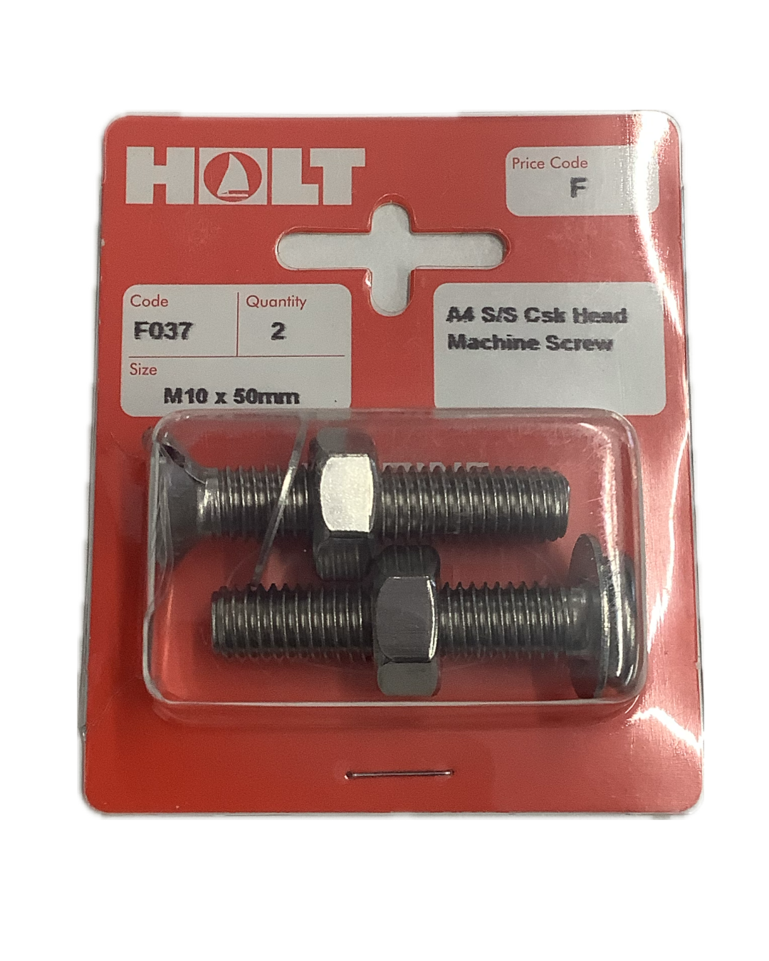 Holt Marine Pre Pack Countersunk Machine Screws