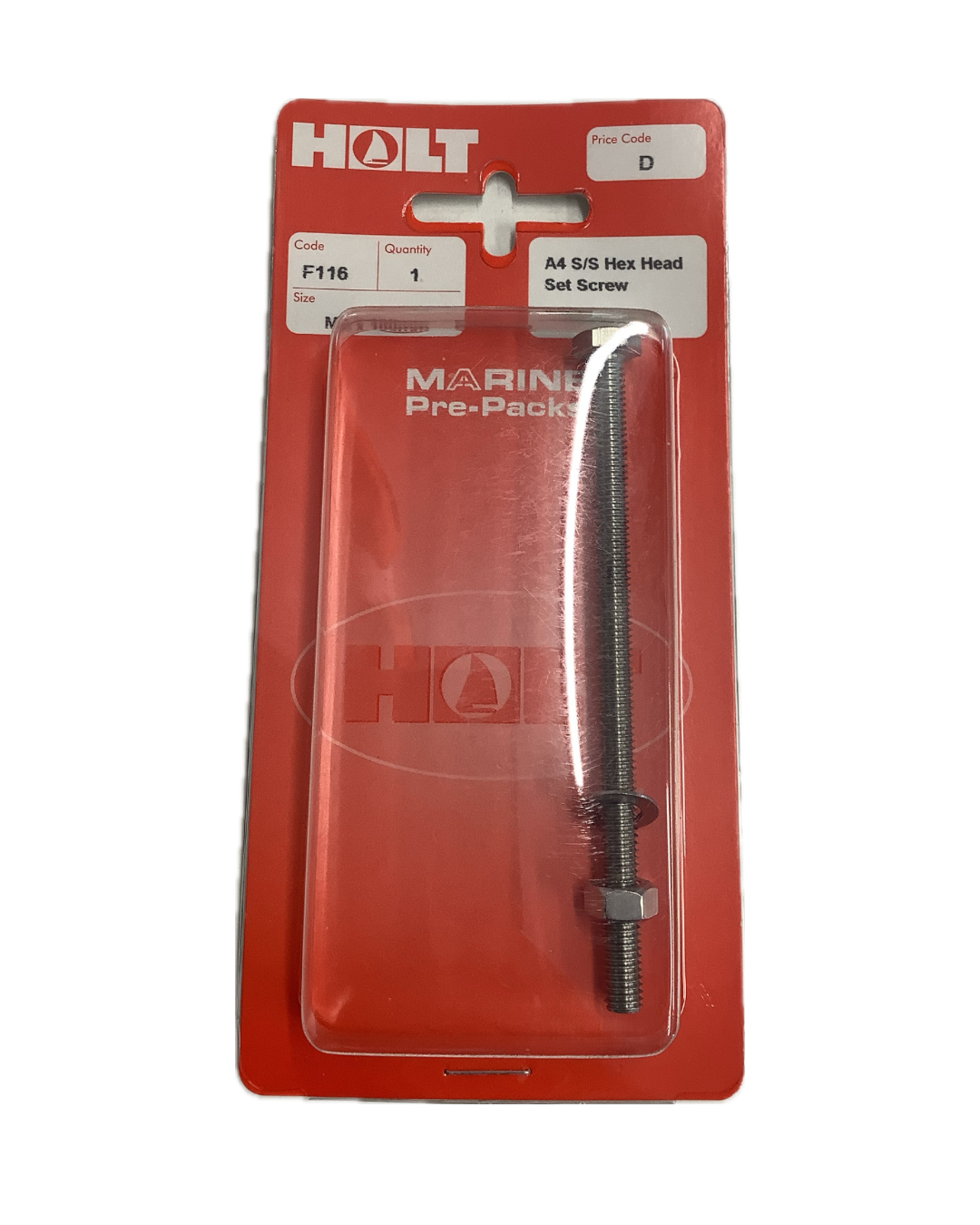 Holt Marine Pre Pack Hexagon Set Screw