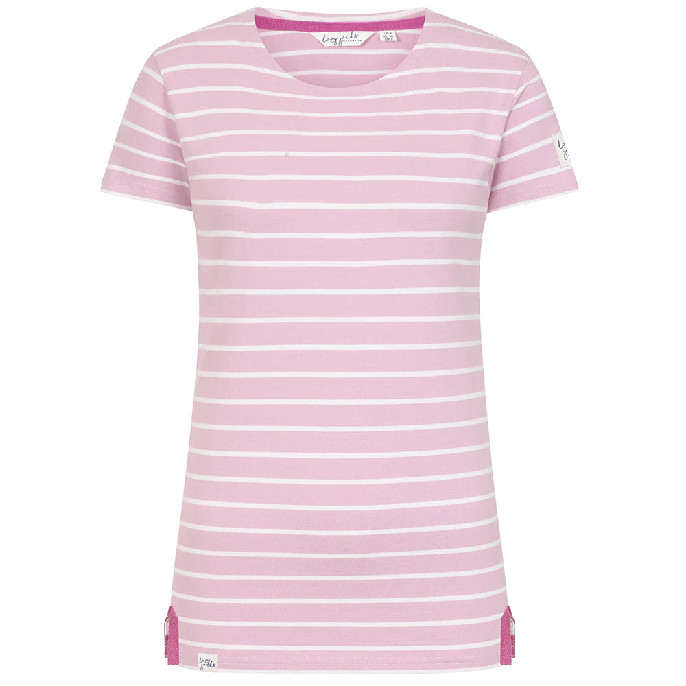 Lazy Jacks Women's Striped Breton T-Shirt LJ8