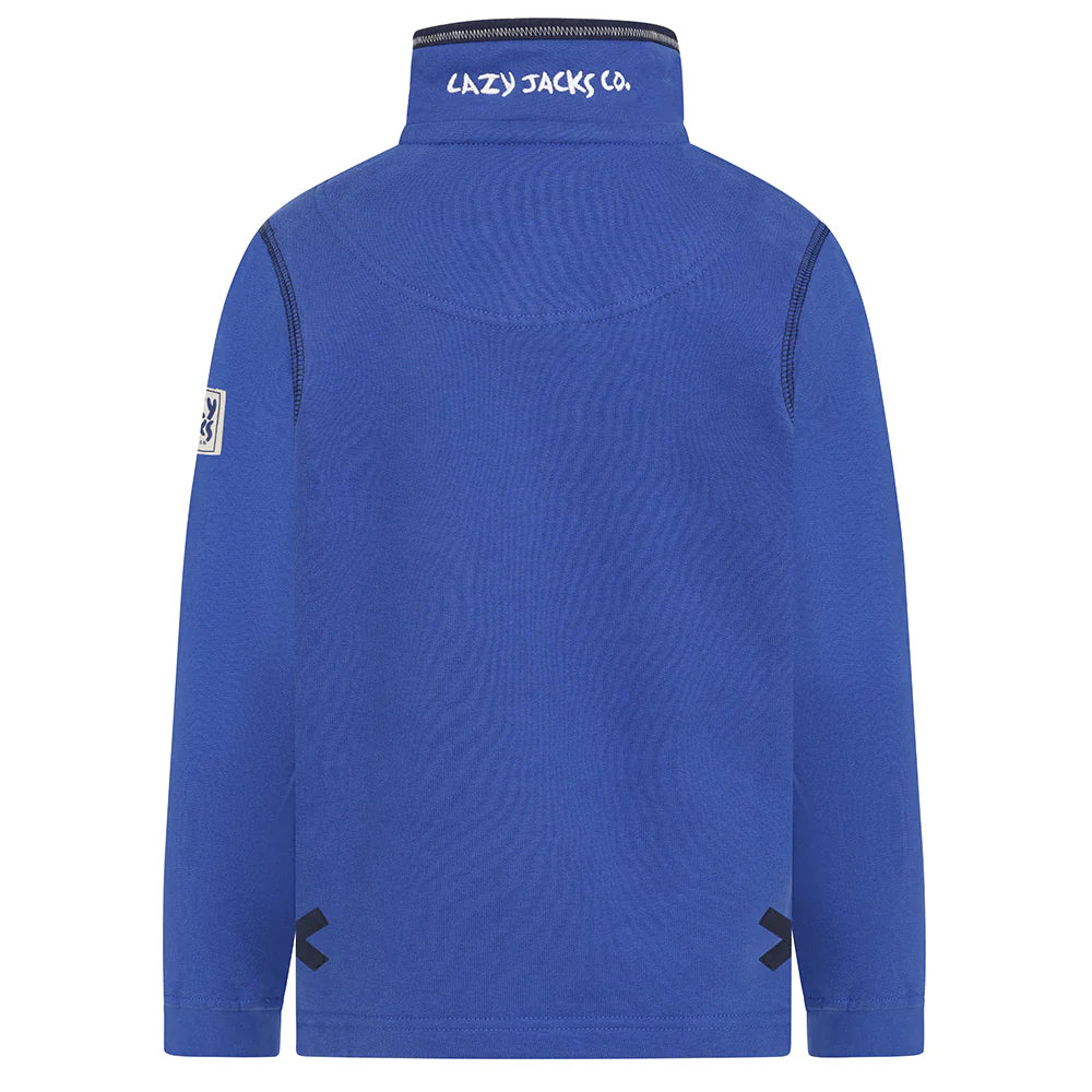 Lazy Jacks Kids Super Soft 1/4 Zip Plain Sweatshirt LJ40C