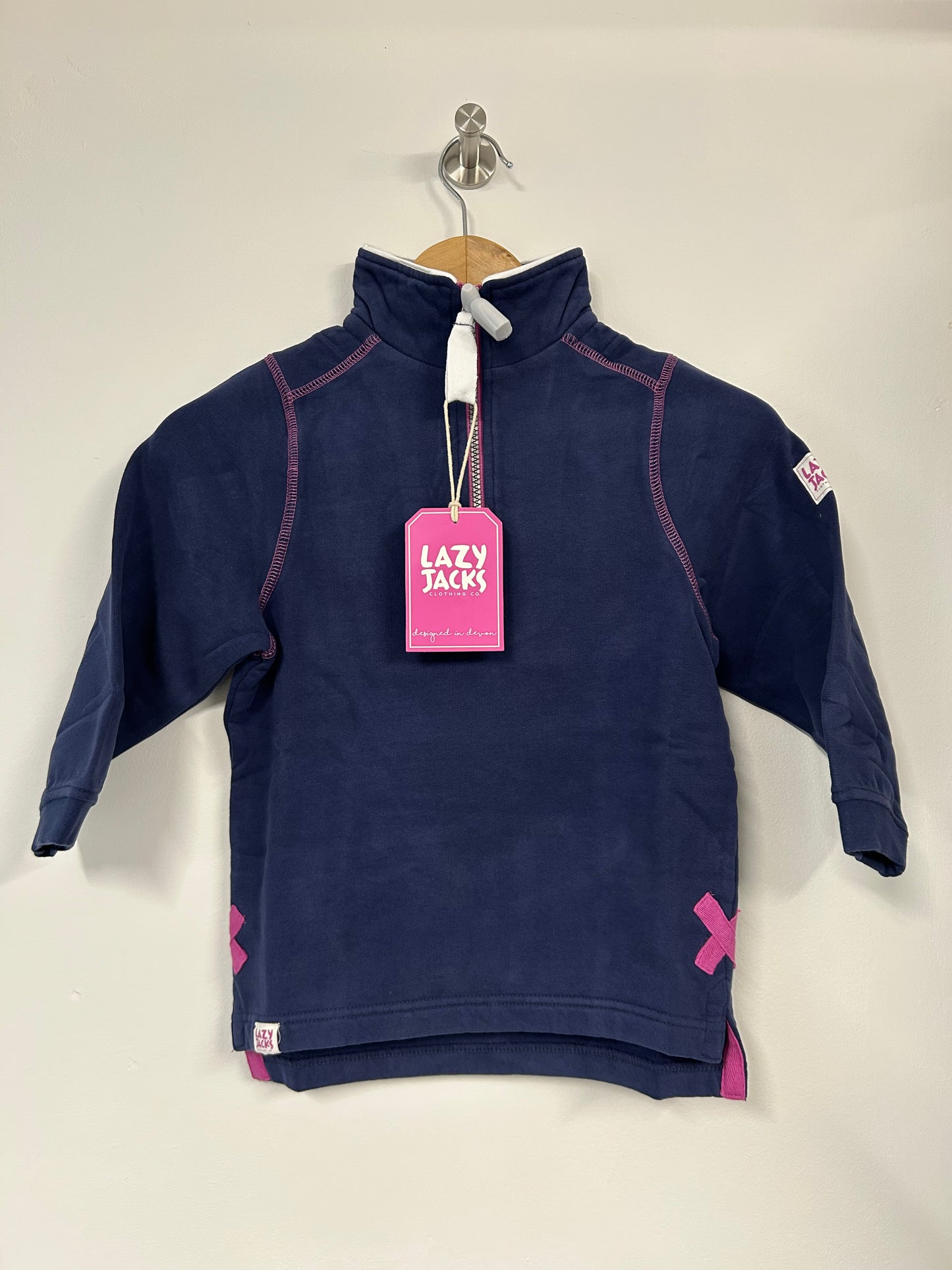 Lazy Jacks Kids Super Soft 1/4 Zip Plain Sweatshirt LJ3C