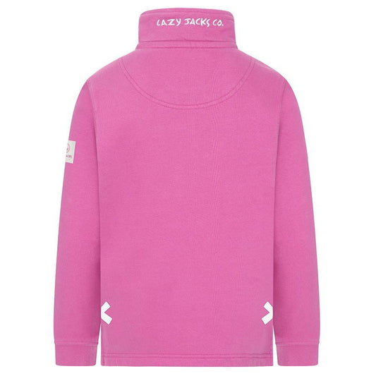 Lazy Jacks Kids Super Soft 1/4 Zip Plain Sweatshirt LJ3C