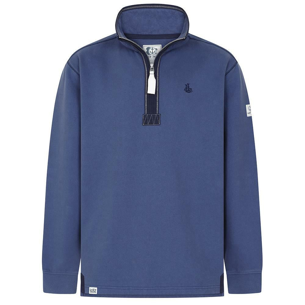 Lazy Jacks Super Soft 1/4 Zip Plain Sweatshirt LJ40