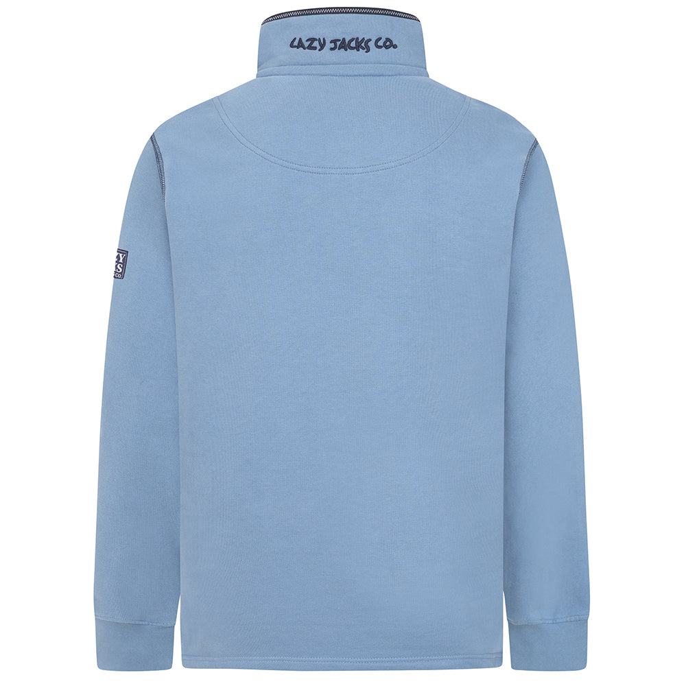 Lazy Jacks Super Soft 1/4 Zip Plain Sweatshirt LJ40