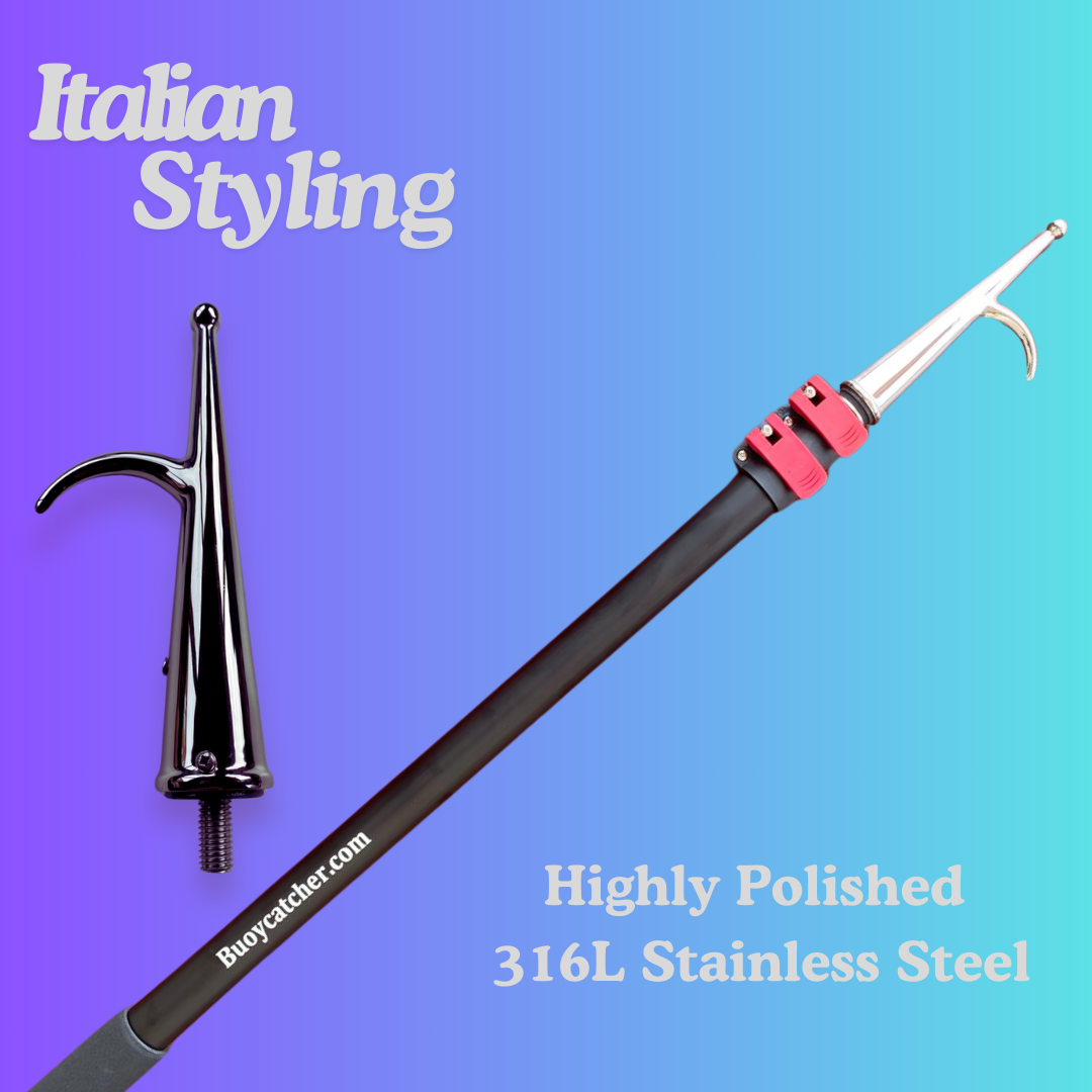 Buoycatcher 316 Polished Boat Hook Attachment