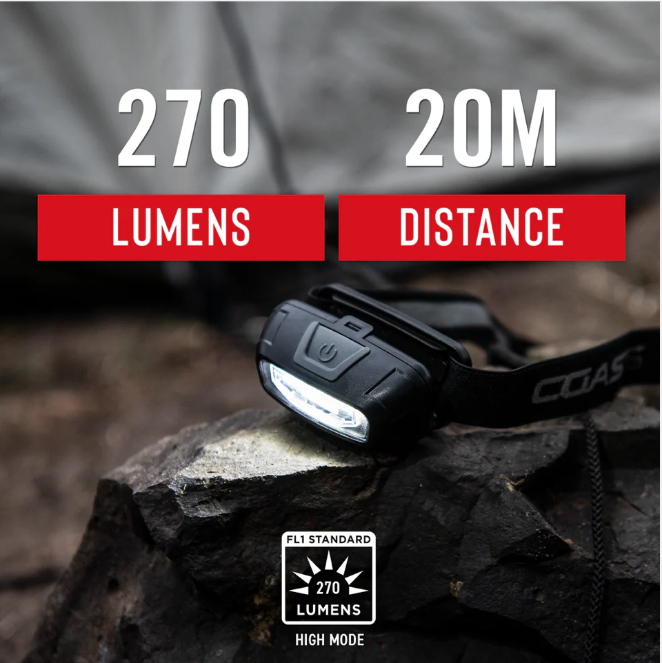 Coast FL13R Rechargable Dual Colour Head Torch