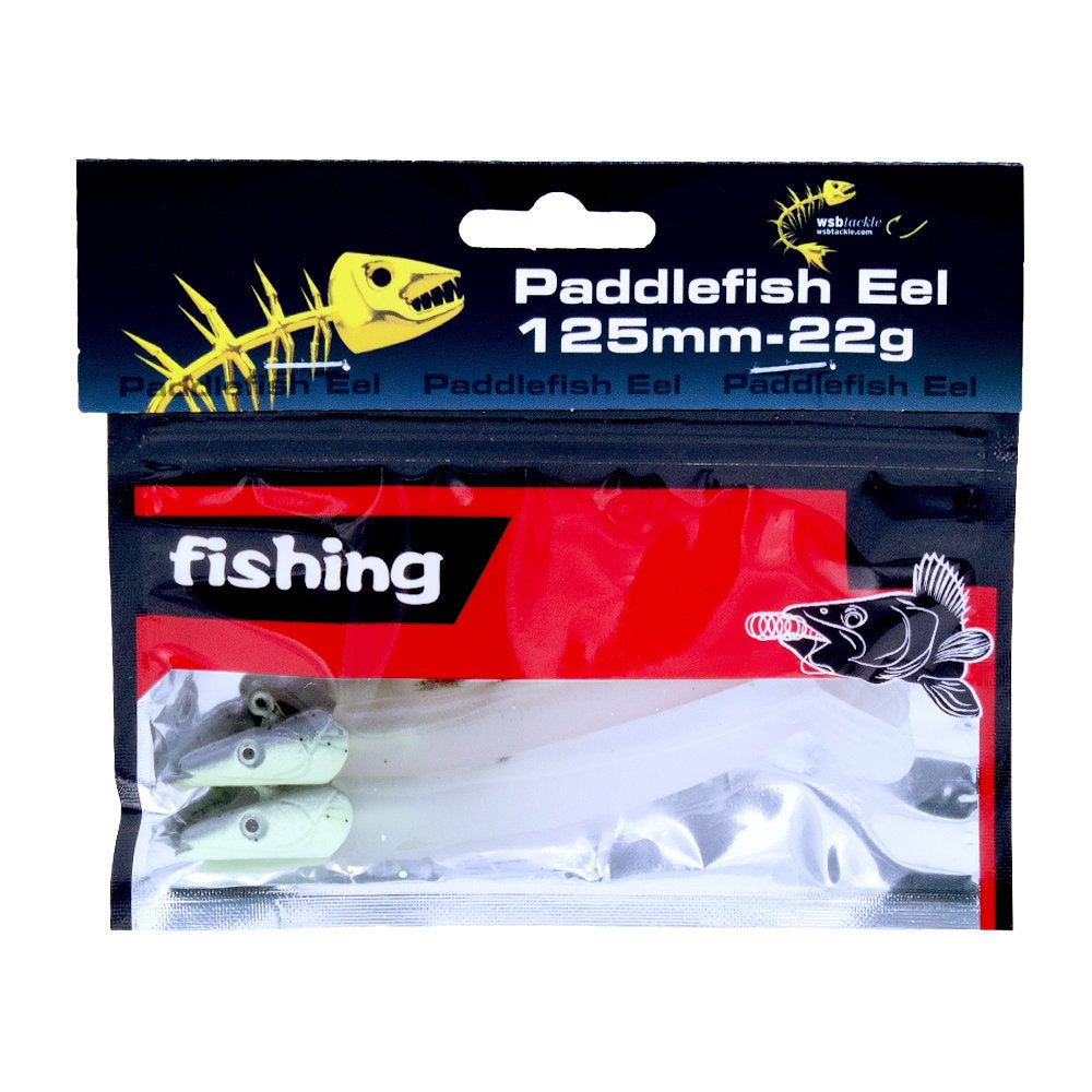WSB Paddlefish Eel - Bass White 22g (125mm)