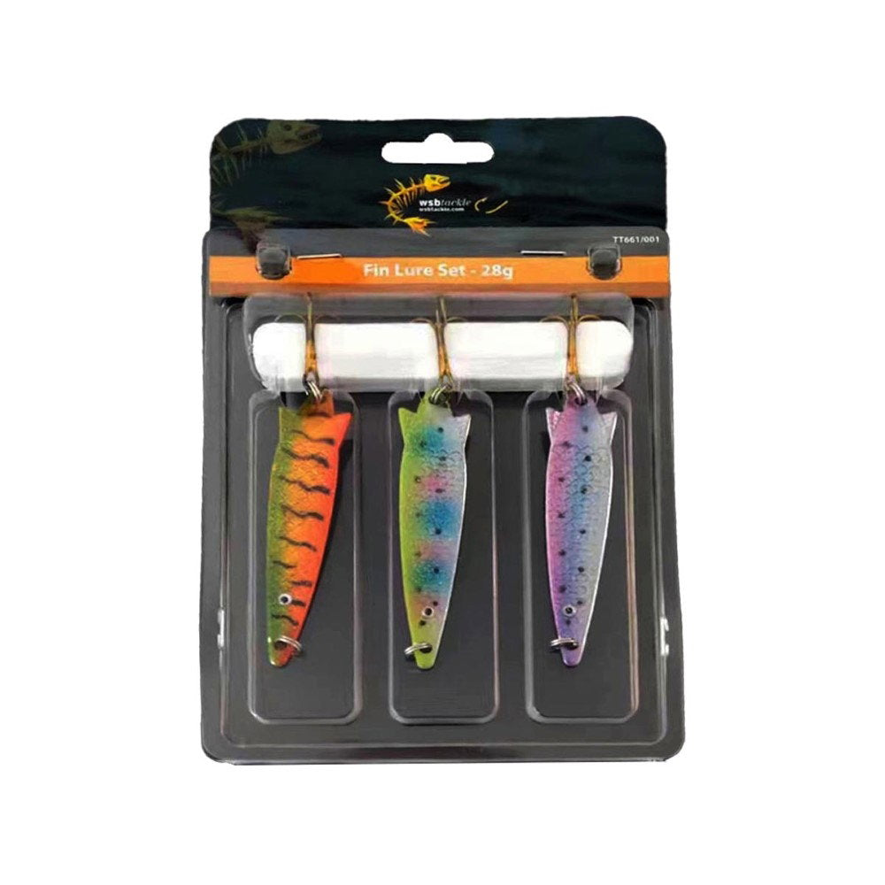 WSB Fin Lure Set 28g (3 Pack)