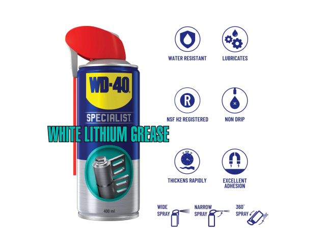 WD-40 Specialist® White Lithium Grease 400ml