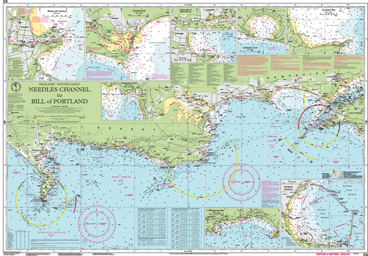 Imray C4 Christchurch to Portland Bill Chart