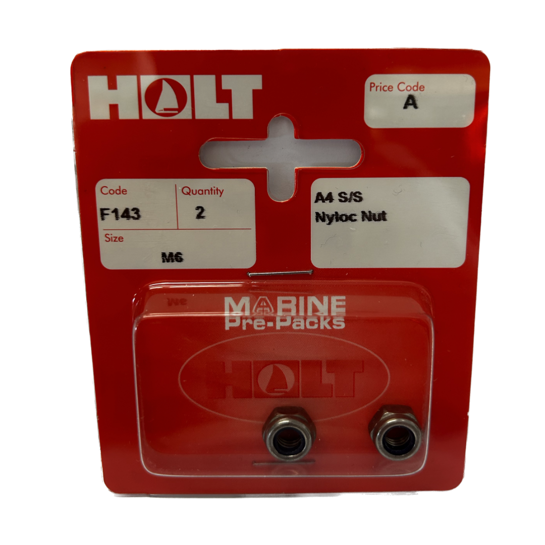 Holt Marine Pre Pack Nyloc Lock Nut