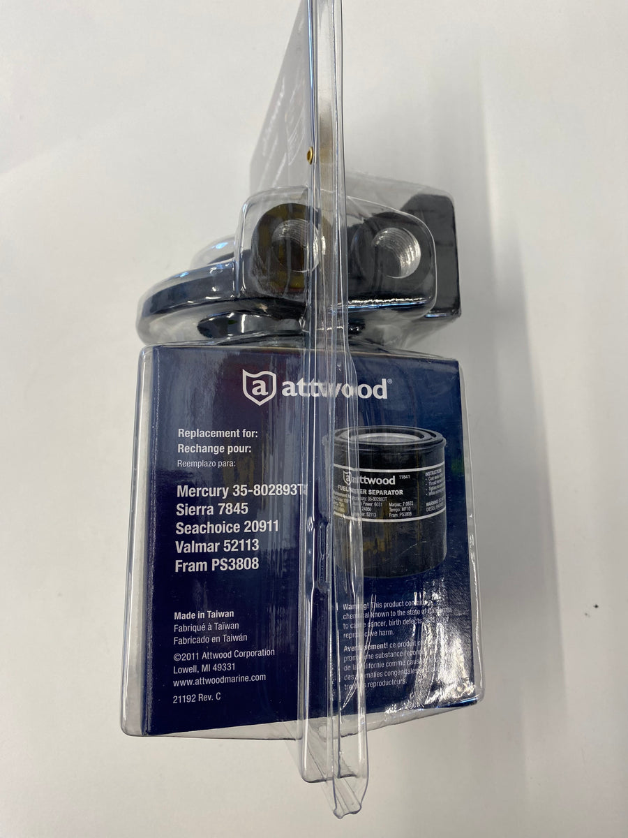 Attwood Imbuto Per Carburante Con Filtro A Rete Per Barche - Plastica Galleggiante Rossa