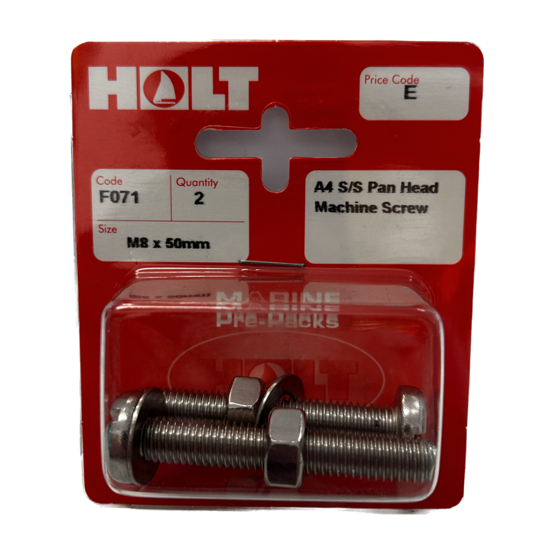 Holt Marine Pre Pack Slotted Pan Head Machine Screws