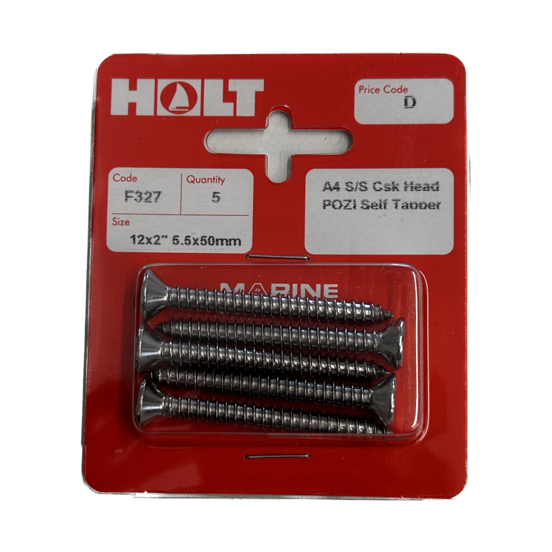 Holt Marine Pre Pack Countersunk Pozi Self Tapper