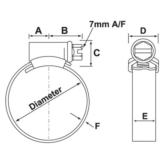 JCS Jubilee Hi Grip Hose Clips