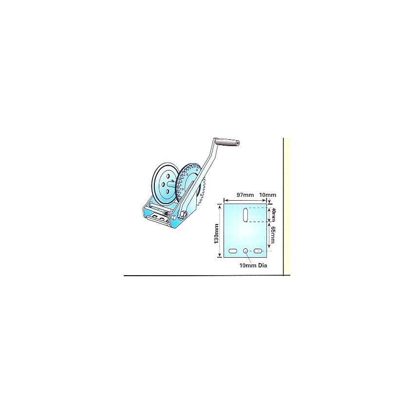 TT 525 Hand Winch (960 kg cap)