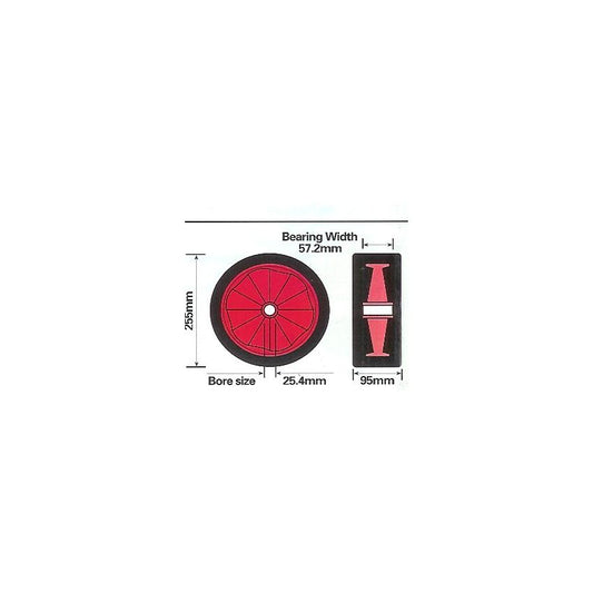 Sandhopper Launching Trolley Wheel