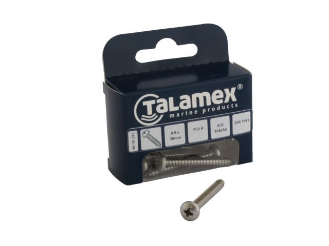 Talamex Self Tapping Screws - Pan Phillips Head