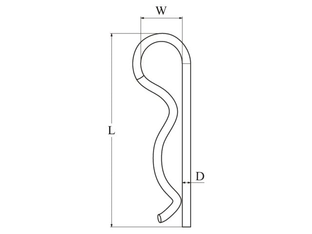 Talamex Retaining R Clip