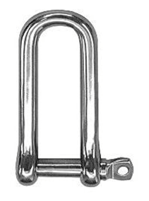 Stainless Long Dee Shackle