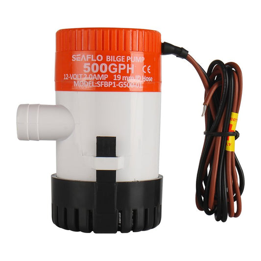 Seaflo Non-Automatic Bilge Pump 01 Series 12V 500GPH