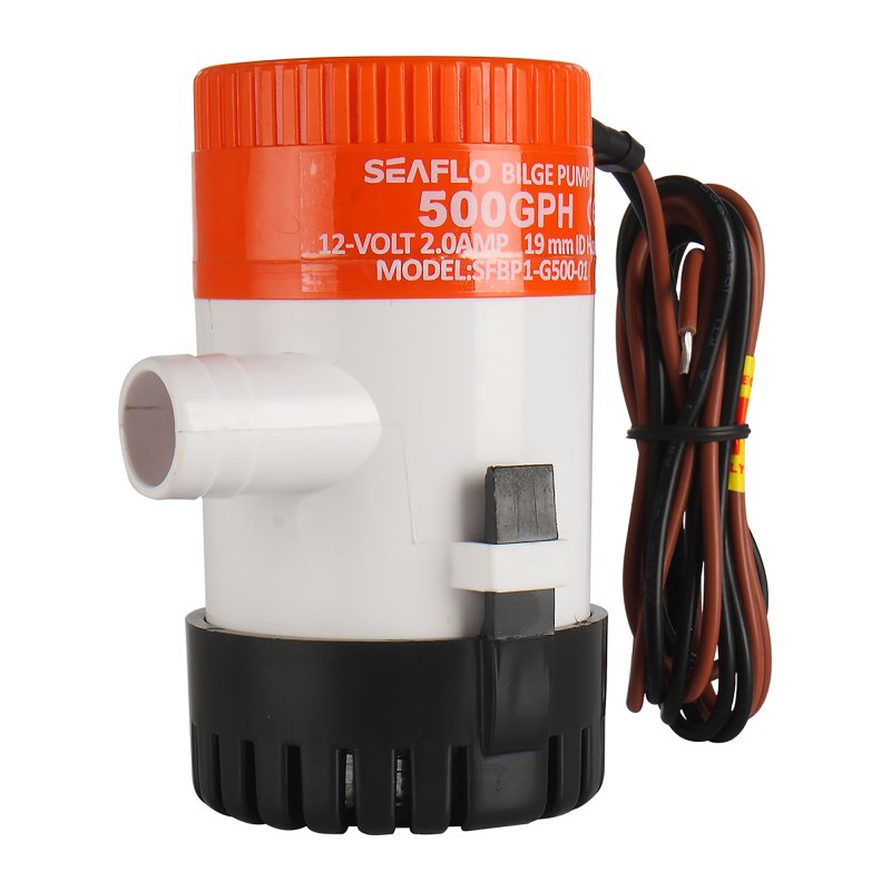 Seaflo Non-Automatic Bilge Pump 01 Series 12V 500GPH