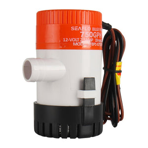 Seaflo Non-Auto Bilge Pump 01 Series 12V 750GPH