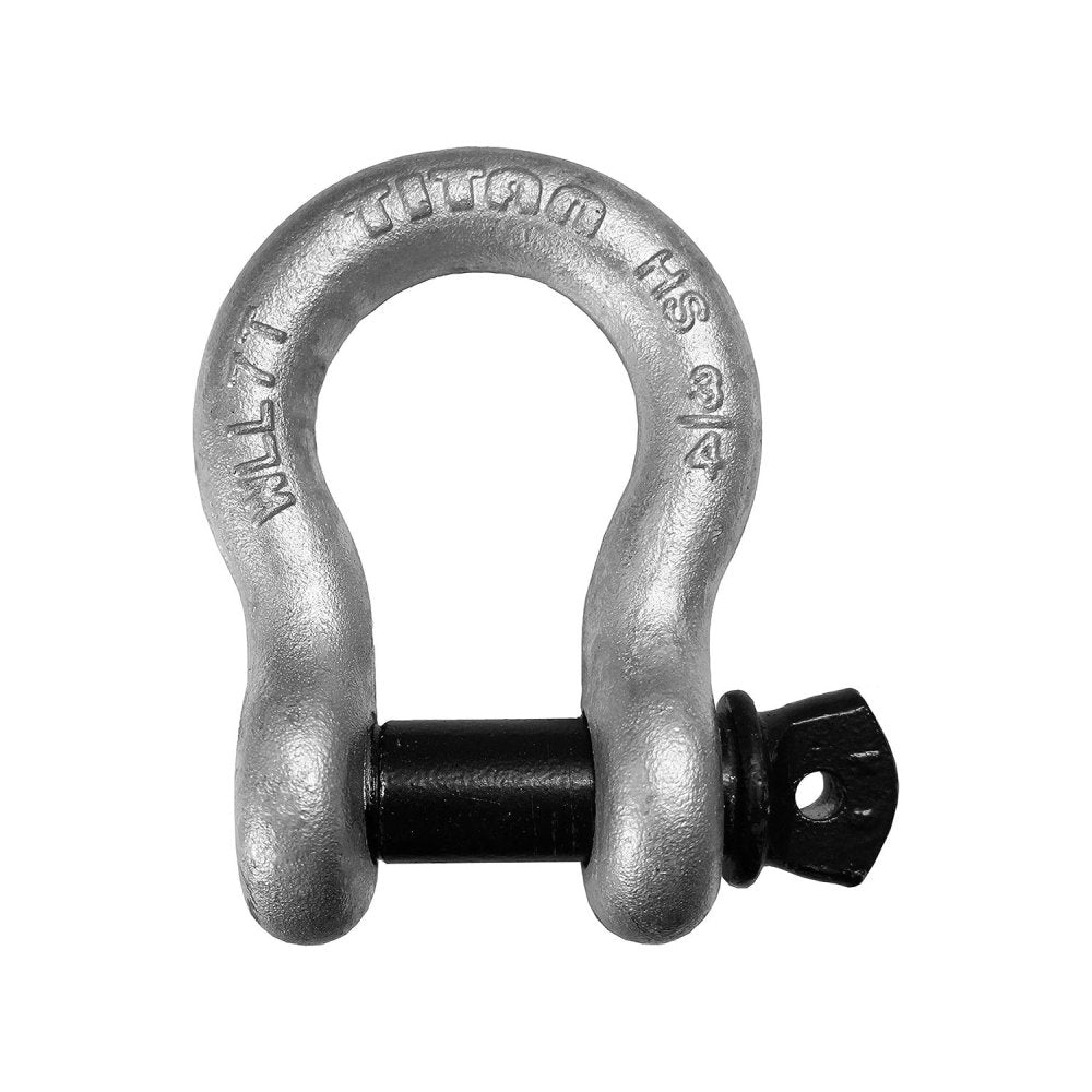 Titan High Strength Hot Dipped Galvanised Bow Shackle