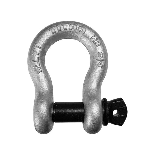 Titan High Strength Hot Dipped Galvanised Bow Shackle