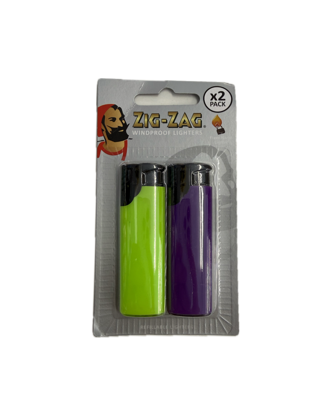 Zig Zag Windproof Lighter (2 Pack)