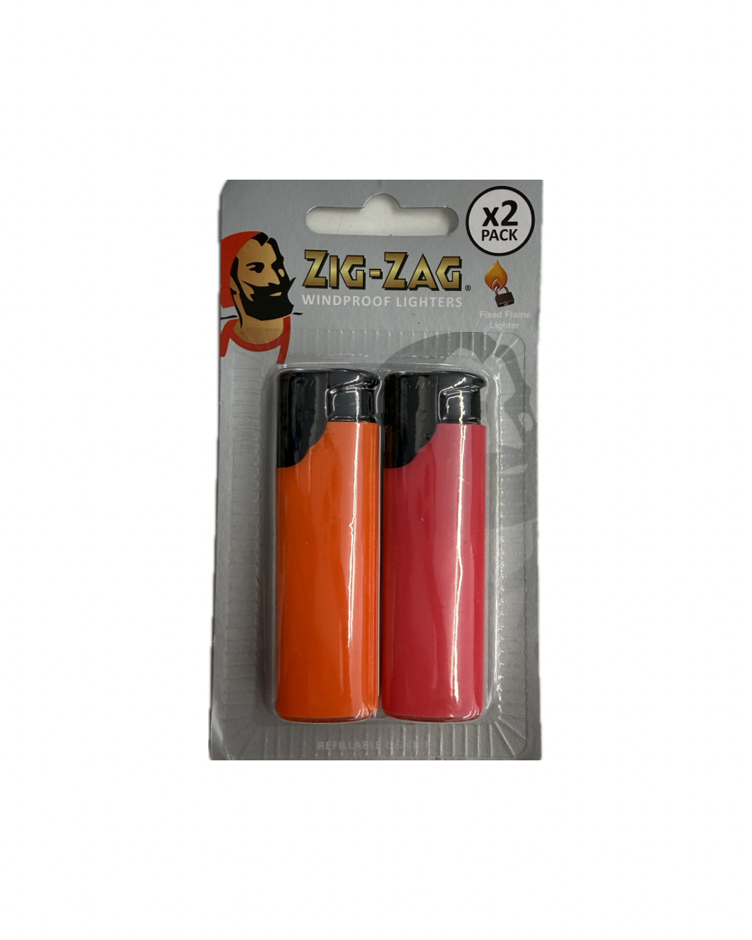Zig Zag Windproof Lighter (2 Pack)