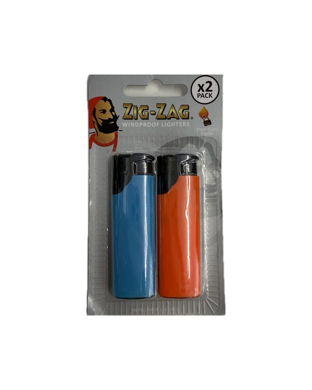 Zig Zag Windproof Lighter (2 Pack)