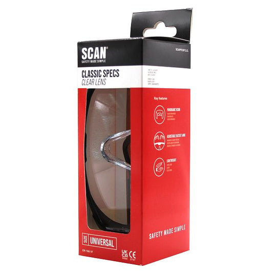 Scan Classic Safety Glasses - Clear