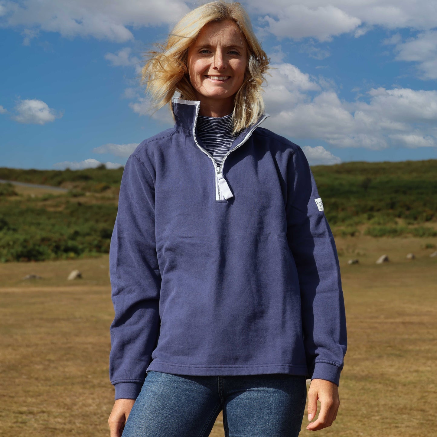 Lazy Jacks Women’s 1/4 Zip Sweatshirt LJ3