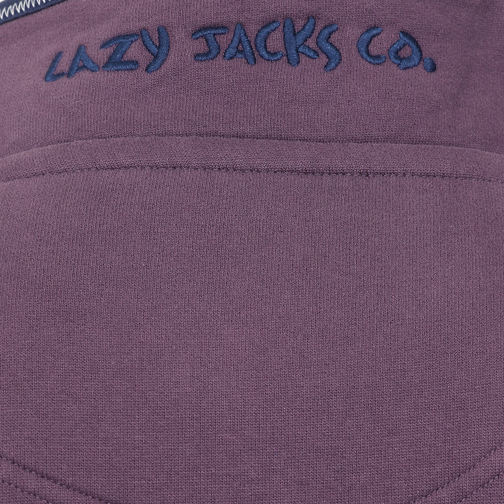 Lazy Jacks Super Soft 1/4 Zip Plain Sweatshirt LJ40