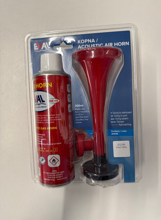 Eval Air Fog Horn & Canister Set