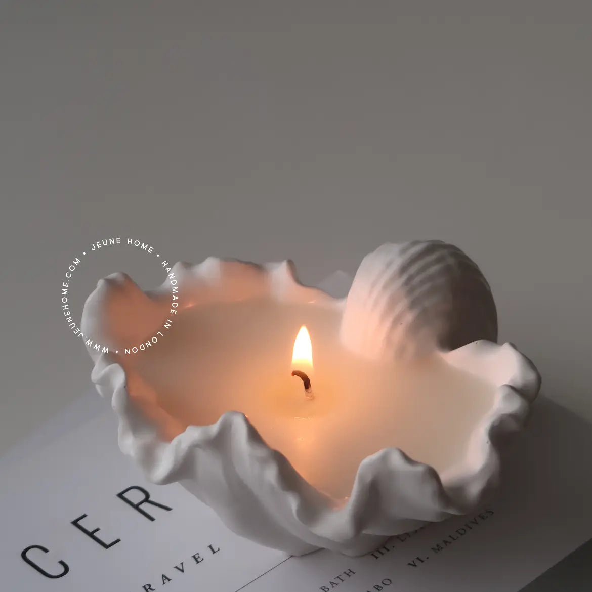 Jeune Home Seashell candle