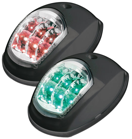 OSCULATI EVOLVED LED NAVIGATION LIGHTS 12V BLACK For boats up to 12m long